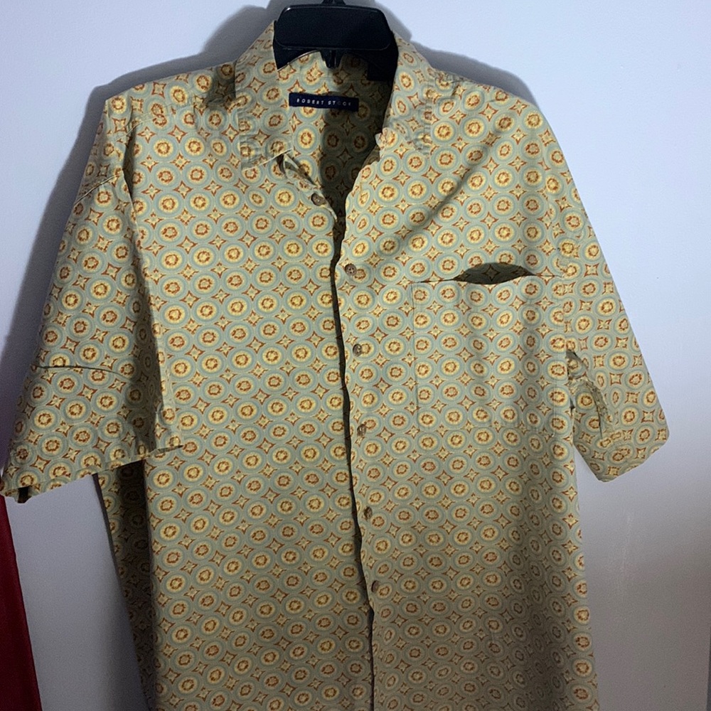 Printed Button Up